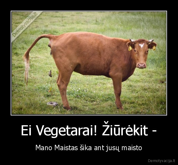 Ei Vegetarai! Žiūrėkit -