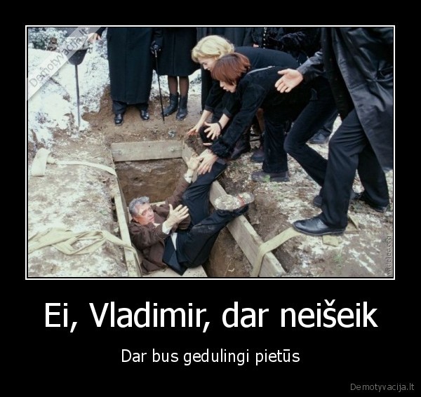 Ei, Vladimir, dar neišeik