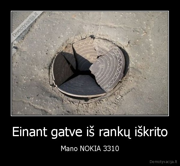 nokia, 3310,kanalizacijos, dangtis