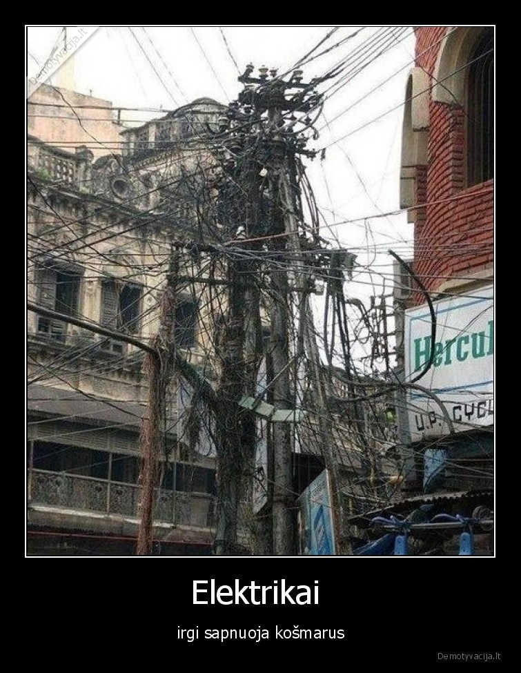 kosmaras,elektrikas,elektra,laidai