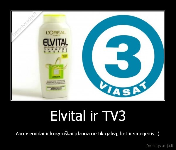Elvital ir TV3