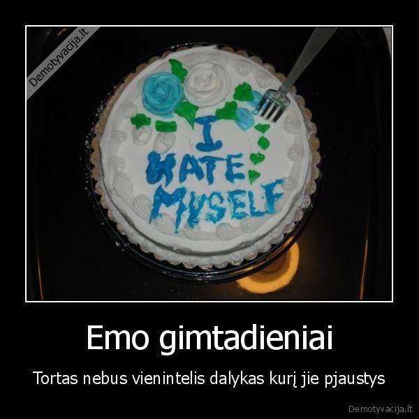 emo, gimtadienis, tortas