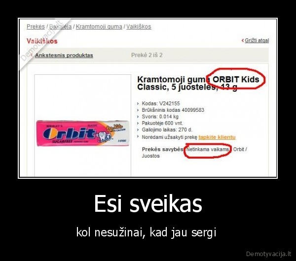 Esi sveikas