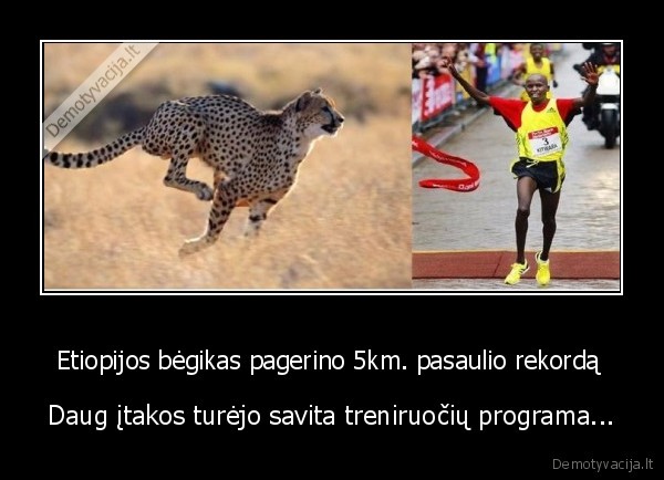 Etiopijos bėgikas pagerino 5km. pasaulio rekordą 