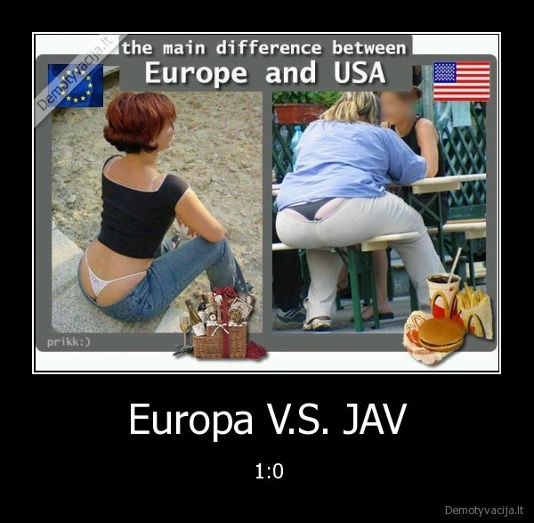 Europa V.S. JAV