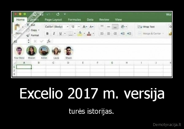 excelis,istorijos