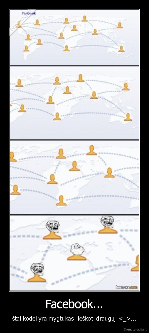 facebook, forever, alone, memes, demotyvaciaj, ieskoti, draugu, kodel