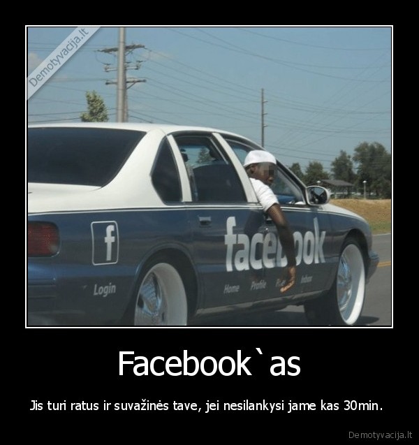 facebook, masina, ratai