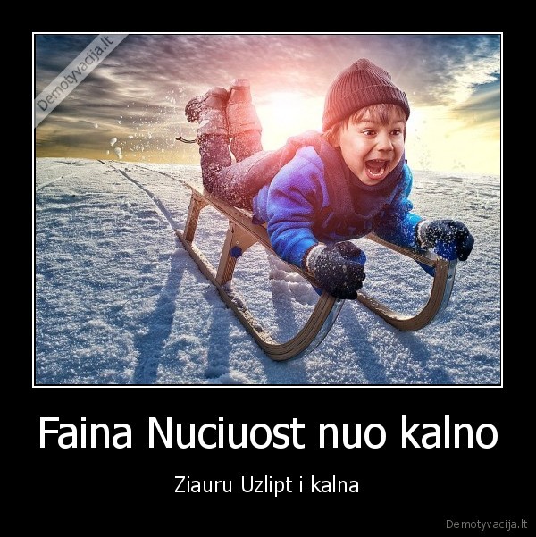 Faina Nuciuost nuo kalno
