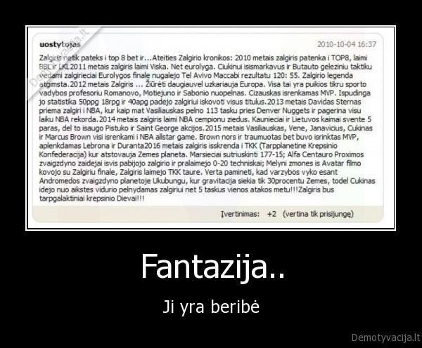 zalgiris,fantastika