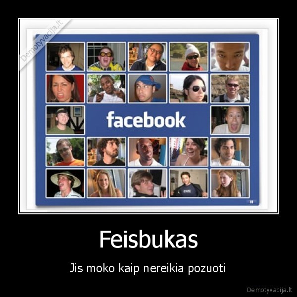 facebook, pozavimas