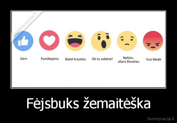 feisbukas, zemaitiskai,emocijos