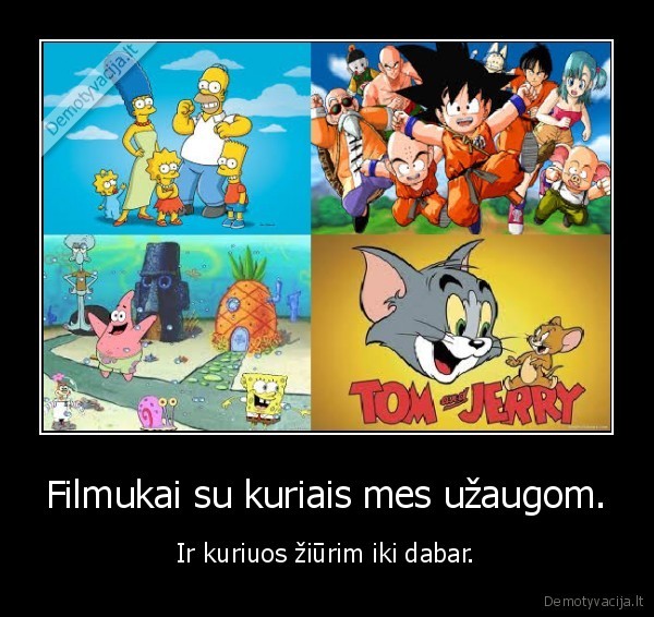 filmukai,animacija,kempiniukas,simpsonai