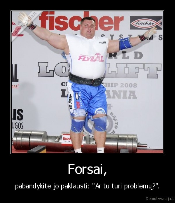 savickas,sportas,forsas,bailys