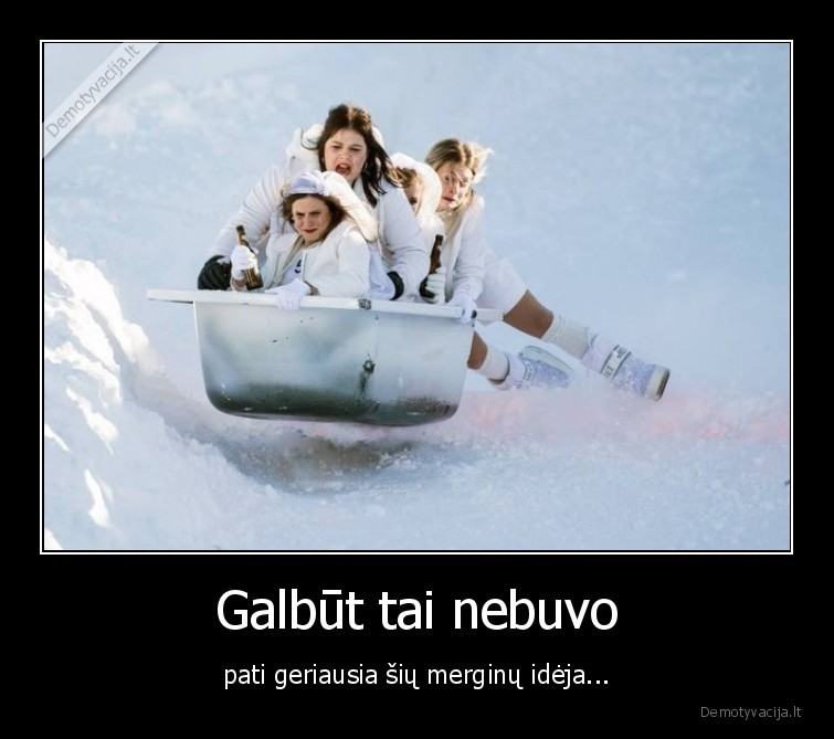 merginos,ideja,vonia,ekstremalu,sniegas