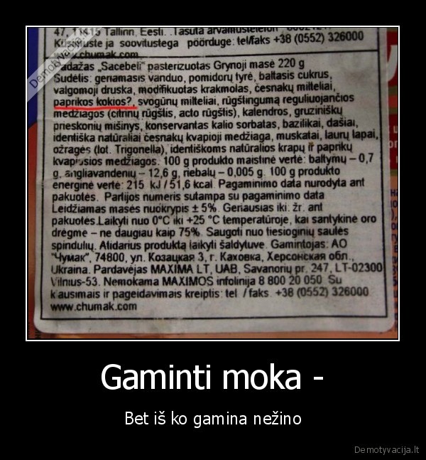 gamintojai