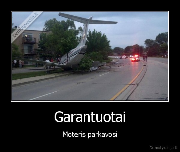 moteris, uz, vairo,parkavimasis,lektuvo, avarija