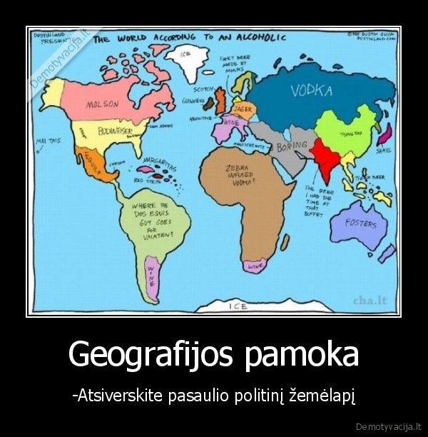 pamoka, gegorafija, vodka