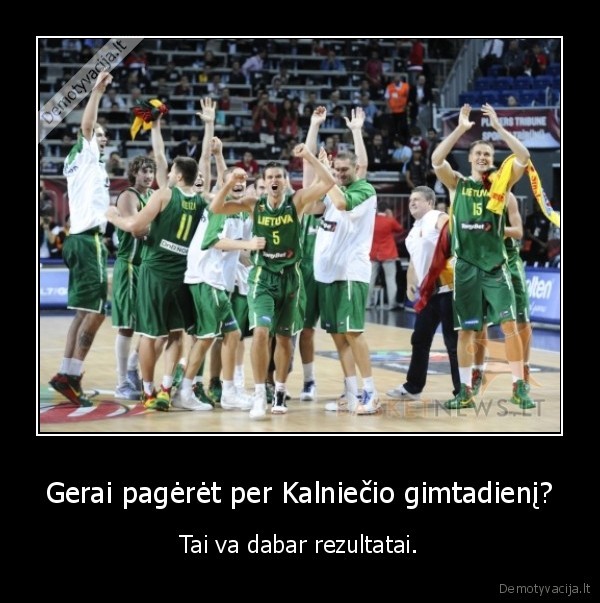 Gerai pagėrėt per Kalniečio gimtadienį?