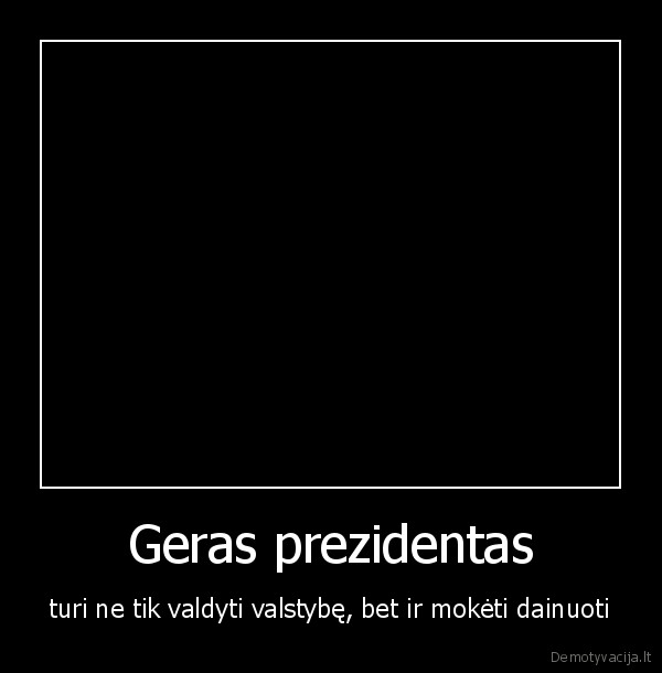 Geras prezidentas