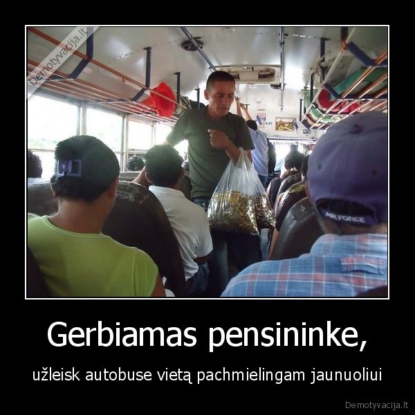 pachmielas,jaunuolis,pensininkas