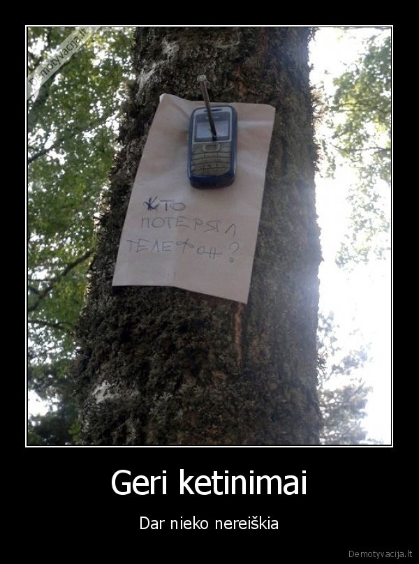 Geri ketinimai