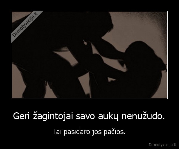 zagintojas,auka
