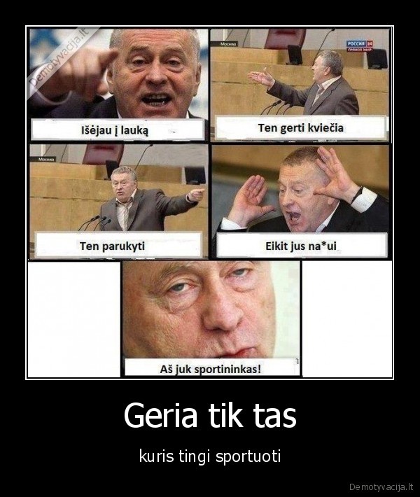 Geria tik tas