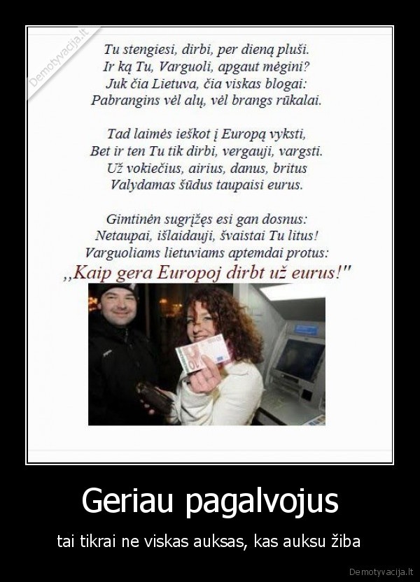 Geriau pagalvojus