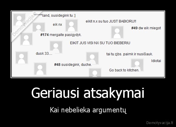 Geriausi atsakymai