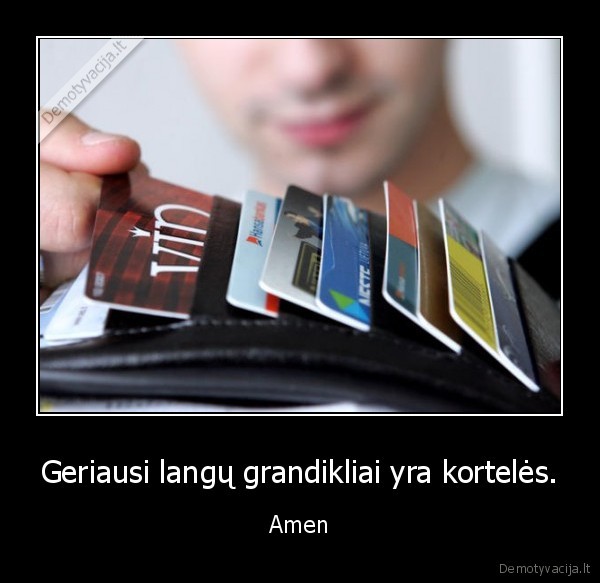 Geriausi langų grandikliai yra kortelės.