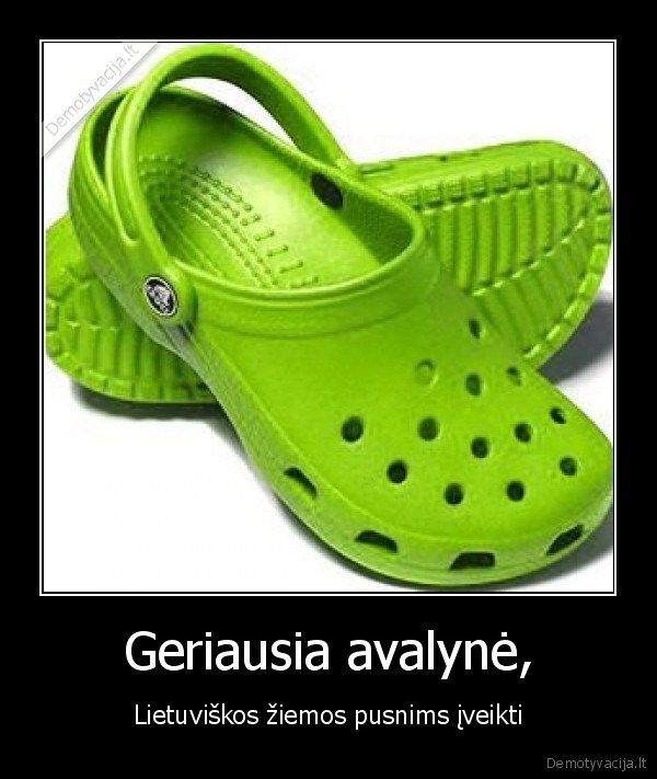 ziema,crocs,kroksai,kriuksai