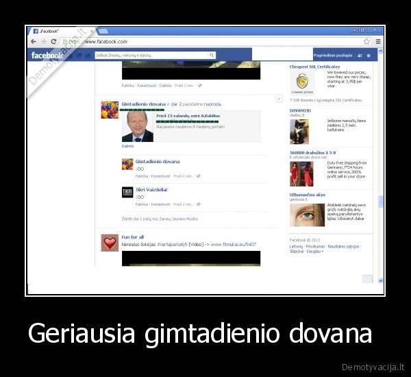 Geriausia gimtadienio dovana 
