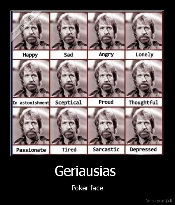 chuck, noris, poker, face, kubilius, ckuckas