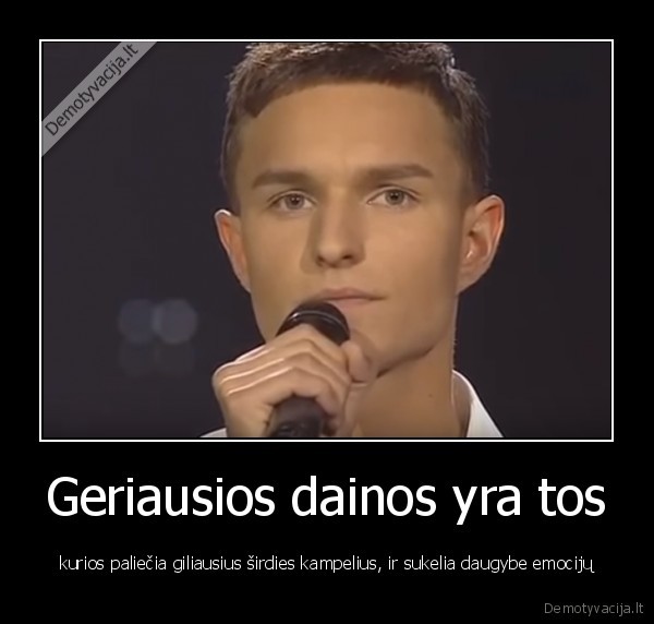 dainos,emocijos