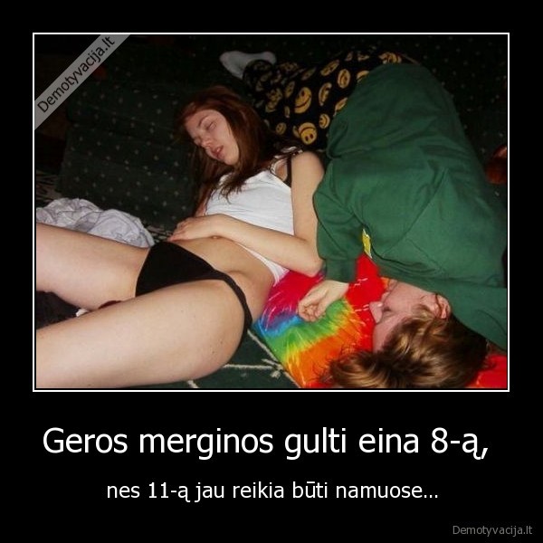 Geros merginos gulti eina 8-ą, 