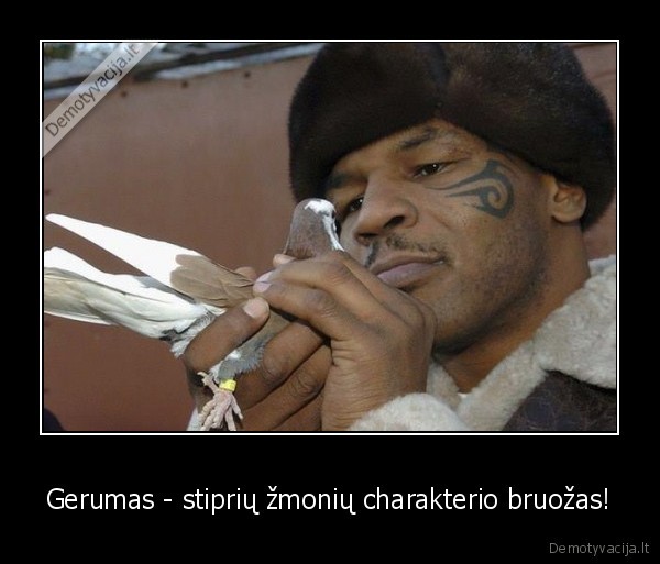 Gerumas - stiprių žmonių charakterio bruožas!