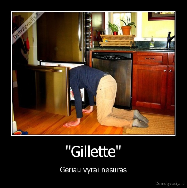 kubilius, skutasi, su, gillette