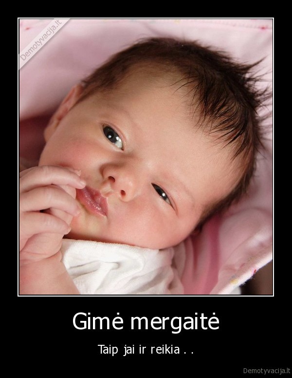 Gimė mergaitė