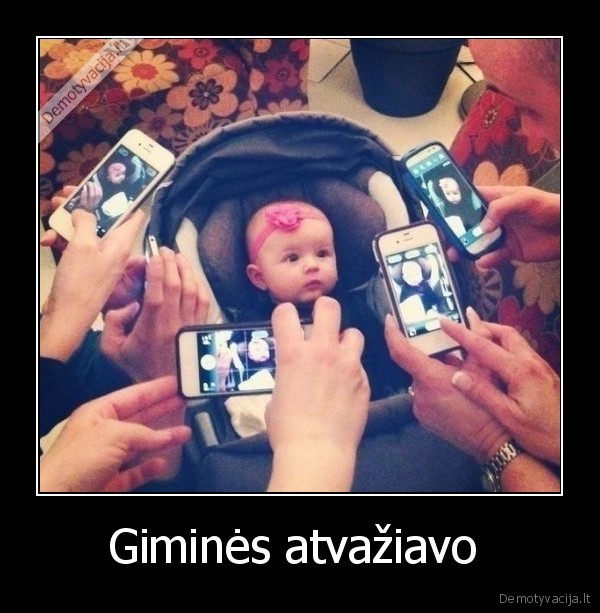 Giminės atvažiavo 