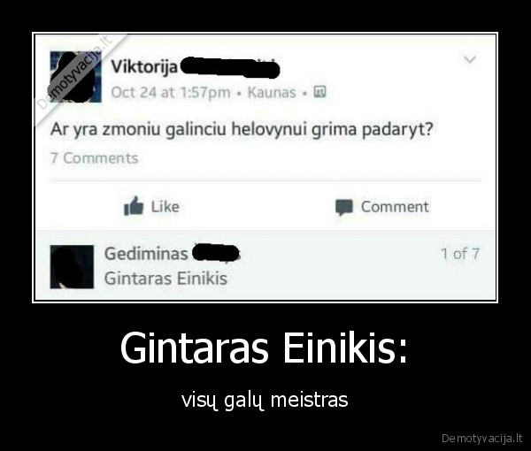 gintaras, einikis,helovynas,makiazas,melynes