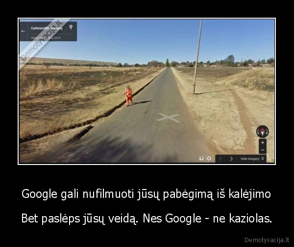 kaziolas,kalejimo, beglys,google, street, view
