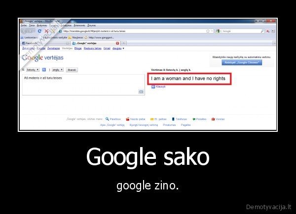 Google sako