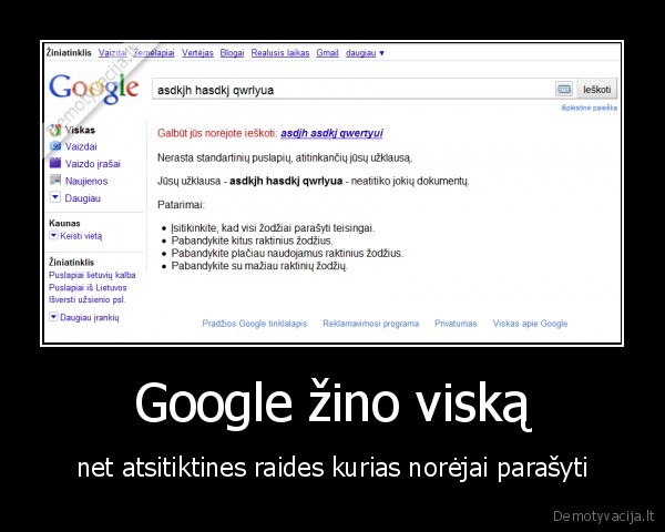 google, zino, kur, tu, gyveni