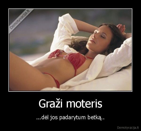 Graži moteris