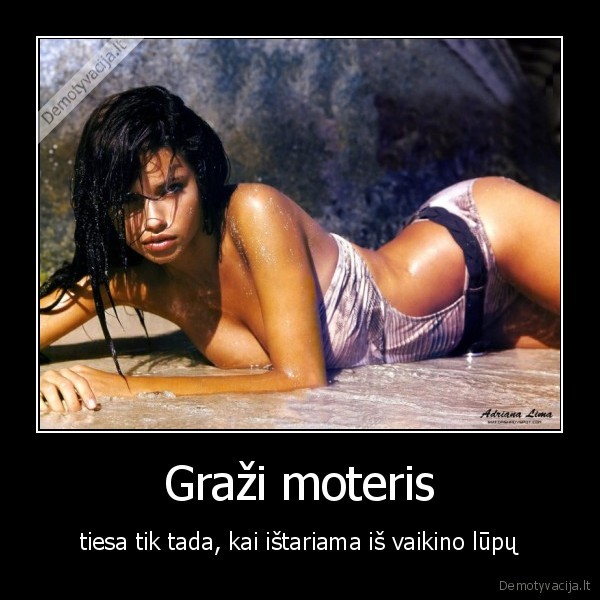 Graži moteris