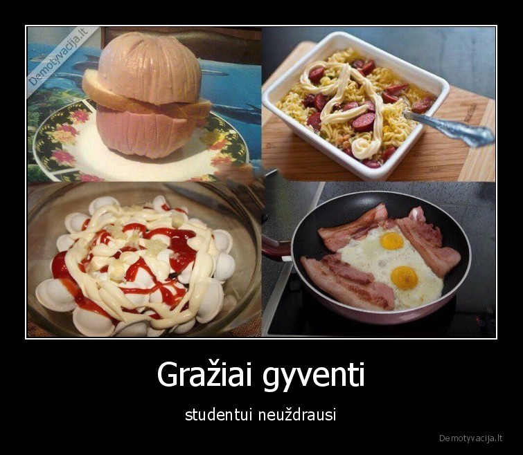gyvenimas,maistas,studentai,barakas