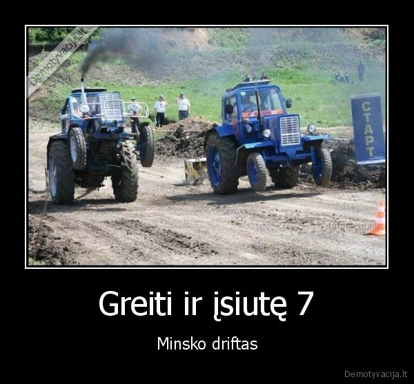 minskas,driftas,greiti, ir, isiute,traktoriai,dragas