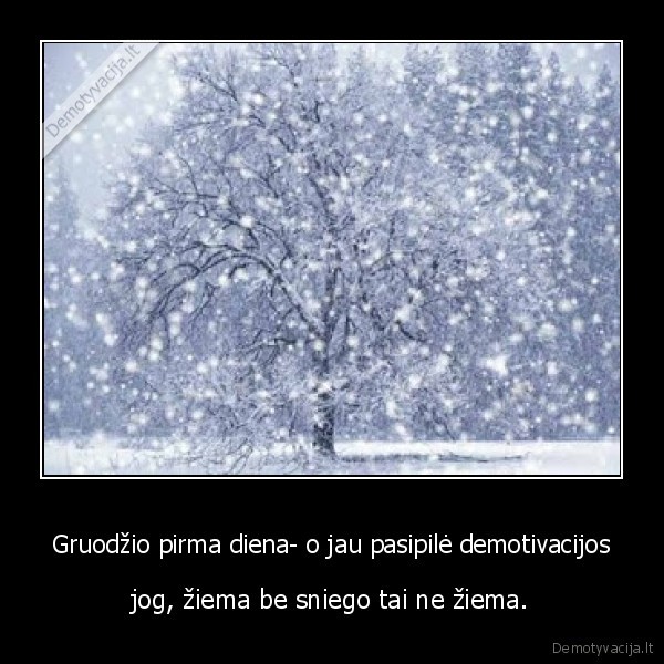 gruodzio, pradzia