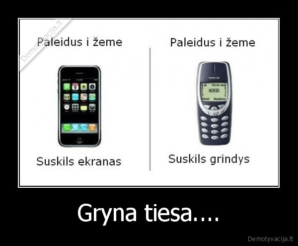 Gryna tiesa....